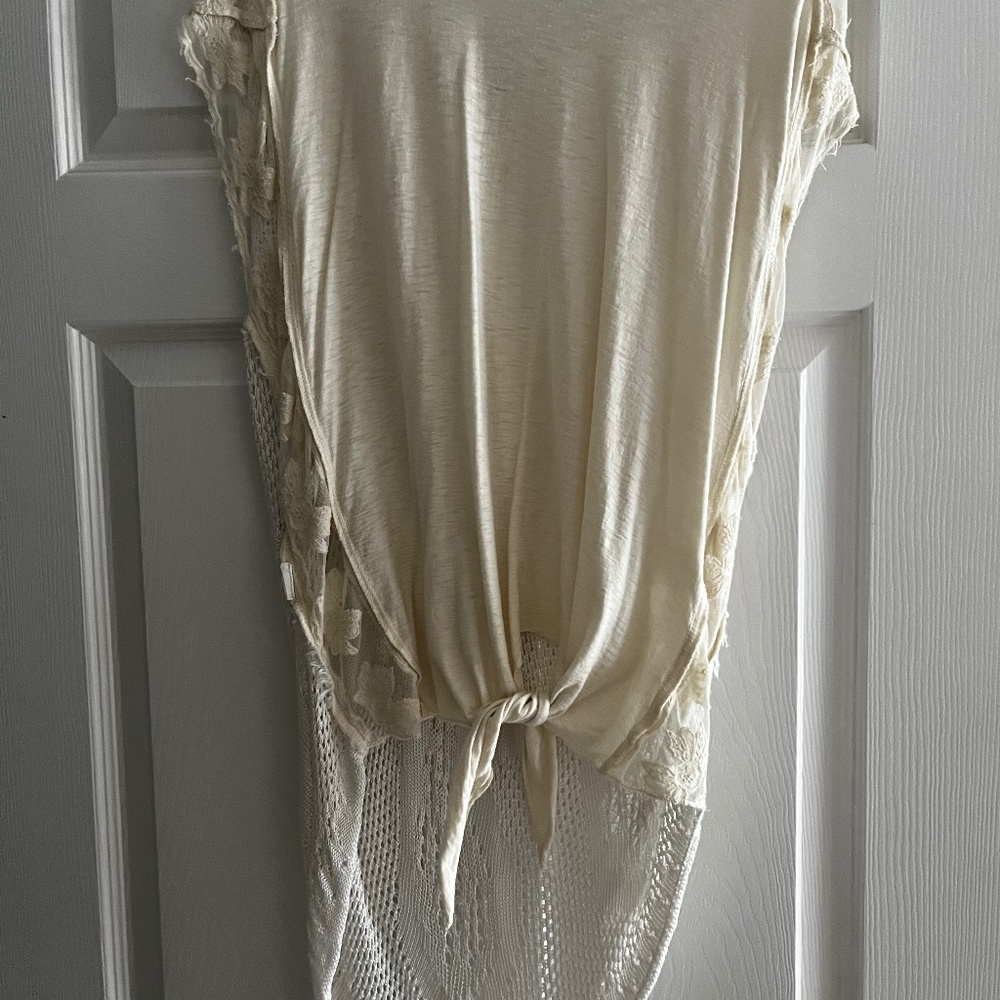 Lucky Brand Cream Blouse